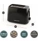 Hamilton Beach HB1116B Essential 2 Slice Plastic Toaster - Black